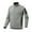 Gray, variant on Men's Fitness Jacket High Elastic Zipper Pocket Half Cardigan Stand Collar Long Sleeve Exercise Top