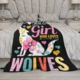 thumbnail image 6 of Yibo Panda Gifts for Girls Boys Blanket Flannel Soft and Comfortable Anti-static Bed Sofa Blanket, 6 of 9