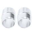 thumbnail image 1 of 1-1/2 To 1-1/2in Hose Barb Coupler Fitting Adapter, High Strength Radiator Intercooler Repair Mend Adapter Aluminum Alloy  for Brake Booster, 1 of 7