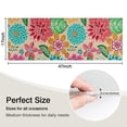 thumbnail image 5 of Pioneer Flower Floral Print Pattern Kitchen Rug Mat,Kitchen Runner Rugs Non Skid Washable,Decorative Kitchen Floor Mats for Kitchen,Sink,Laundry,17"X47", 5 of 5