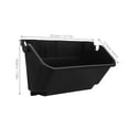 thumbnail image 2 of Pretyzoom Wall Planters Rectangular Plant Holder Black Plastic For Indoor Plants Modern 1Pack, 2 of 8