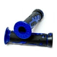 thumbnail image 3 of Krator ATV / PWC Flame Hand Grips Blue Set Handgrip Grip Compatible with Arctic Cat Thunder Cat, 3 of 5