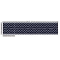 thumbnail image 2 of Ambesonne Navy Blue Fabric by the Yard Upholstery, Chevron Zigzag Themes, 5 Yards, Navy Blue and White, 2 of 4