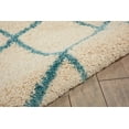 thumbnail image 5 of Nourison Brisbane Trellis Ivory/Aqua 8'2" x 10' Area Rug, (8x10), 5 of 5