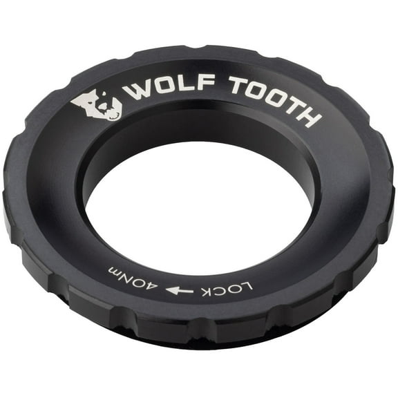 Pack of 2 Wolf Tooth CenterLock Rotor Lockring -  Black