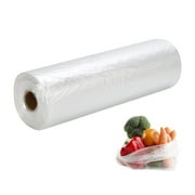SJPACK Food Storage Bags, 12" X 16" Plastic Produce Bag on a Roll, Fruits, Vegetable, Bread, Food Storage Clear Bags, 350 Bags Per Roll
