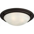 thumbnail image 2 of Volume Lighting 6853-33 Lunar 3 Light 22" Wide Flush Mount Bowl Ceiling Fixture - Nickel, 2 of 2