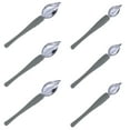 thumbnail image 4 of HAMPPLIES 6Pcs Cooking Spoon for Sauce Painting and Baking Curved Handle Design, 4 of 7