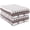 Pewter, variant on KAF Home Tiburon Kitchen Towels, Mixed Flat and Wave Terry, 100% Cotton, Set of 6, 18" x 28", Sage