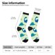thumbnail image 2 of Balery Cute Dinosaur Blue Green Calcetas Largas con Estampado para Hombre y Mujer – Suaves y Transpirables, Talla Única (US 5-11), 2 of 6