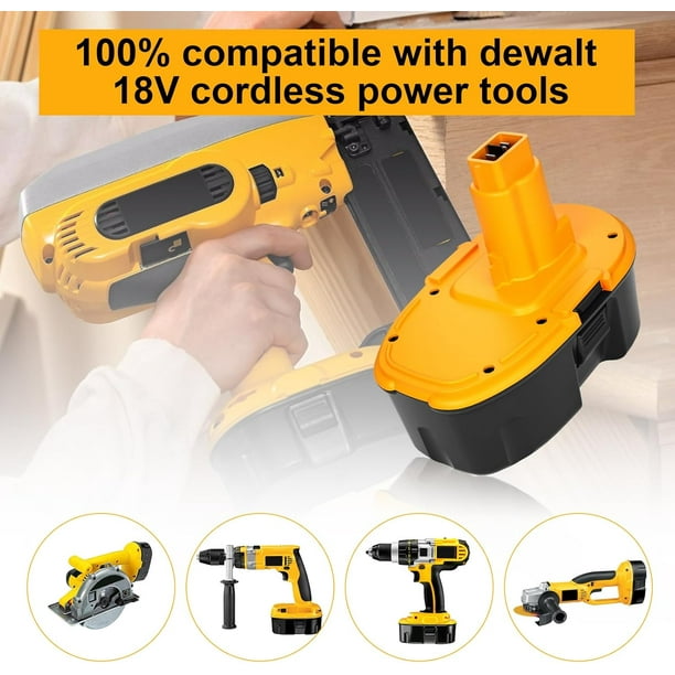 Dewalt 18v battery dw9099 new arrivals