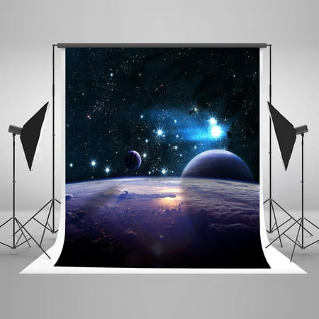Image of MOHome 5x7ft Planet Backdrop Universe Background Planet Studio Prop