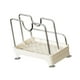 thumbnail image 5 of Organizador multiusos para tapas de ollas, soporte para utensilios de cocina, soporte para tapas de ollas, diseño compacto. blanco plateado, 5 of 9