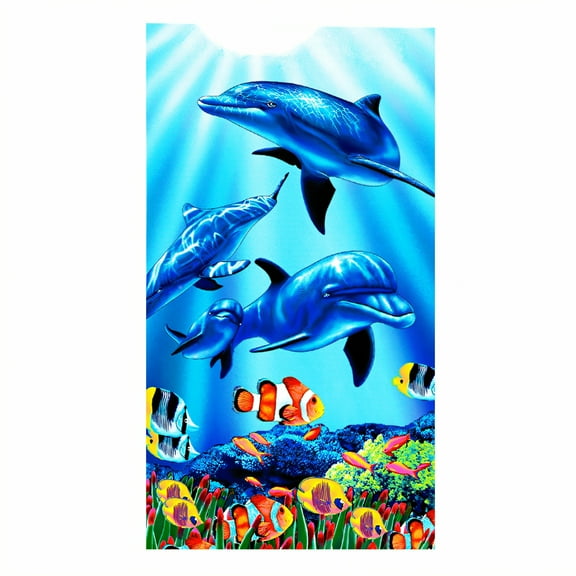 AUQ Beach Towels,Delicate Thread Fabric Large Beach Towel,Weight-Efficient Make Quick Dry Beach Towel,Style1,62"x31"