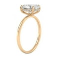 thumbnail image 4 of Cora Jewellery 3CT Oval Moissanite Hidden Halo Engagement Ring For Women, 18K Rose Gold, 4 of 5