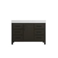 thumbnail image 5 of Elegant Kitchen and Bath 48 inch Single Bathroom Vanity In Mocha Brown, 5 of 10