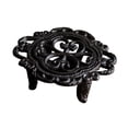 thumbnail image 4 of GROWTH TANK Chauffe-Théière Design Vintage Décoratif Support de Bougie en Fonte Robuste Style A, 4 of 9