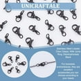 thumbnail image 5 of 30Pcs 3 Sizes Stainless Steel Lobster Claw Clasp 9~12mm Black Necklace Clasps Fastener Hook End Chain Clasps Jewelry Clasps and Closures DIY, 5 of 8