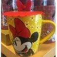 thumbnail image 2 of Disney Parks Minnie Mouse Bow Ceramic Coffee Mug with Silicon Lid New, 2 of 3