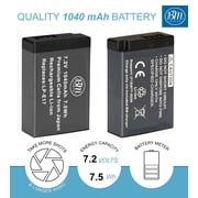 BM Premium 2 LP-E17 Batteries and Charger Kit for Canon EOS M6 Mark II, SL2, SL3, EOS RP, EOS M3, EOS M5, EOS M6, EOS Rebel T6i, T6s, T7i, T8i Cameras