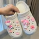 thumbnail image 1 of Sanrio-Charms de zapatos de Anime Kuromi Cinnamoroll, sandalias de Hello Kitty, ajuste de melodía, hebilla, decoración, conjunto de regalos para niños, 1 of 4