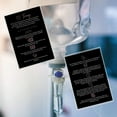 thumbnail image 5 of IV Therapy Aftercare Instruction Card  30 Pack  4x6" inch Postcard  Therapy Supplies  Hydration Therapy  Drip Therapy  Black and Rosey Pink Design, 5 of 7