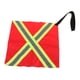 thumbnail image 2 of Bandera de viaje segura para kayak, tela Oxford, portátil, con tira reflectante, bandera de advertencia cuadrado rojo, 2 of 9
