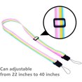 thumbnail image 4 of Camera Neck Shoulder Strap Compatible with Fujifilm Instax Mini 11/9/ 8/90/ 8+/ 7s Instant Film Camera, Rainbow （2 pieces）, 4 of 5