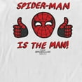thumbnail image 2 of Men's Marvel Spider-Man: No Way Home The Man Long Sleeve Shirt White Small, 2 of 4