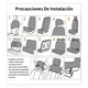 thumbnail image 4 of "Universal Auto Asiento Cuero Funda Lavables 9pzs Accesorios Malubero  Gris negra ", 4 of 5