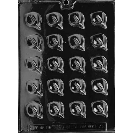 

Candyland Crafts B/S CALLA LILLY Chocolate Candy Soap Mold Combo | Food Safe Plastic Durable and Reusable Chocolate Making Mold - F076 - (1 Pack)