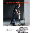 thumbnail image 4 of VEVOR Demolition Jack Hammer Concrete Breaker 2100W Electric Hammer 2 Chisel Bit, 4 of 8