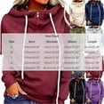 thumbnail image 3 of Neewe Women’s 2026 Fall Long Sleeve Hoodie Drawstring Pullover Sweatshirt Solid Color Casual Tops Blouse, 3 of 7