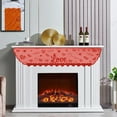 thumbnail image 6 of Red Heart Mantle Scarf for Fireplace Decorations - Lace Mantel Cover Runner for Home Living Room Decorations - Romantic Indoor Decorations for Valentines Day, Wedding, Anniversary, Mother's Day, 6 of 6