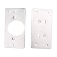 thumbnail image 1 of GUOOL 2Pcs Charnière Kit de Réparation Plaques Support Armoire en Bois Charnière Fixation Plaque Support, 1 of 8
