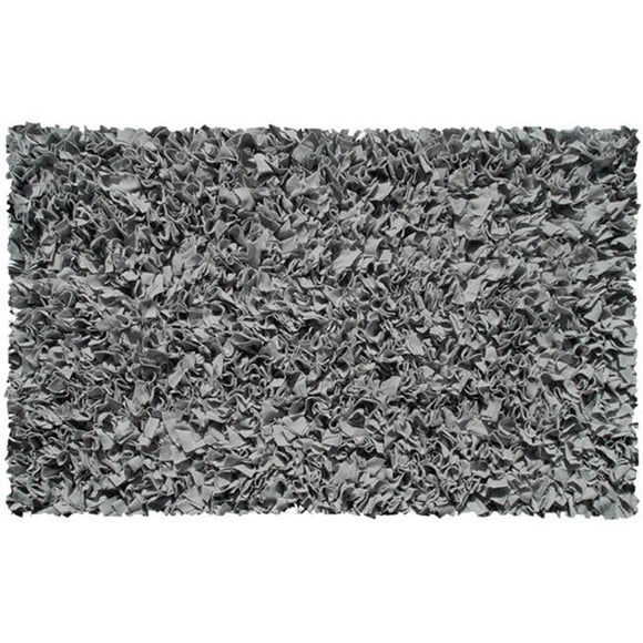 THE RUG MARKET 02280R Shaggy Raggy Grey Rug