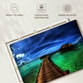 thumbnail image 6 of Elephant Stock Maldives Bungalow Dock Wall Art - Horizontal Canvas Wall Art - Living Room Wall Decor - Nautical Canvas - Blue And Brown Decor - 12" x 8", 6 of 8