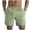 Army Green, variant on Mens Swim Trunks Men's Casual Color Beach Shorts Multi-Pocket Outdoor Swim Trunks with Drawstring Elastic Waist Quick-Dry 4 Inch Length Summer Pants for Vacation Travel Army Green L