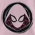 thumbnail image 2 of Girl's Marvel Spider Gwen Badge  Graphic Tee Light Pink X Large, 2 of 4