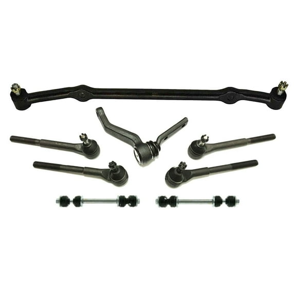 8 Pc Front Suspension Outer & Inner Tie Rod Ends Sway Bars Center Link w/ Idler Arm Fits select: 1978-1987 BUICK REGAL, 1978-1988 CHEVROLET MONTE CARLO