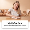 thumbnail image 4 of Multi Purpose Wood Seasoning Beeswax, Furniture Cleaner and Protector, Deep Nourishing Polish for All Wooden Surfaces, No Greasy Residue,3.38 fl oz, 4 of 6