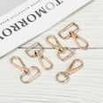 thumbnail image 6 of 5pcs Hardware Split Ring Jewelry Making DIY KeyChain Lobster Clasp Collar Carabiner Snap Bags Strap Buckles Hook SILVER 1-25MMX5PCS, 6 of 8