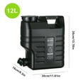 thumbnail image 2 of 3.1 Gallon Water Containers with Spigot, BPA Free Water Jug, Water Tank, Multifunction Water Storage Containers for Camping Outdoor Hiking,Emergency Stroage, 2 of 13