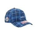 thumbnail image 3 of Manchester City - Mogul Premium Plaid Adjustable Hat (Fan Ink), 3 of 4