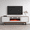 Walnut/White, variant on Gram WH-EF Fireplace TV Stand
