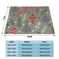 thumbnail image 4 of XMXT Throw Blanket, Cane Candy Christmas Ball Print Machine Washable Blankets for Sofa, 80 x 60 inches, 4 of 9