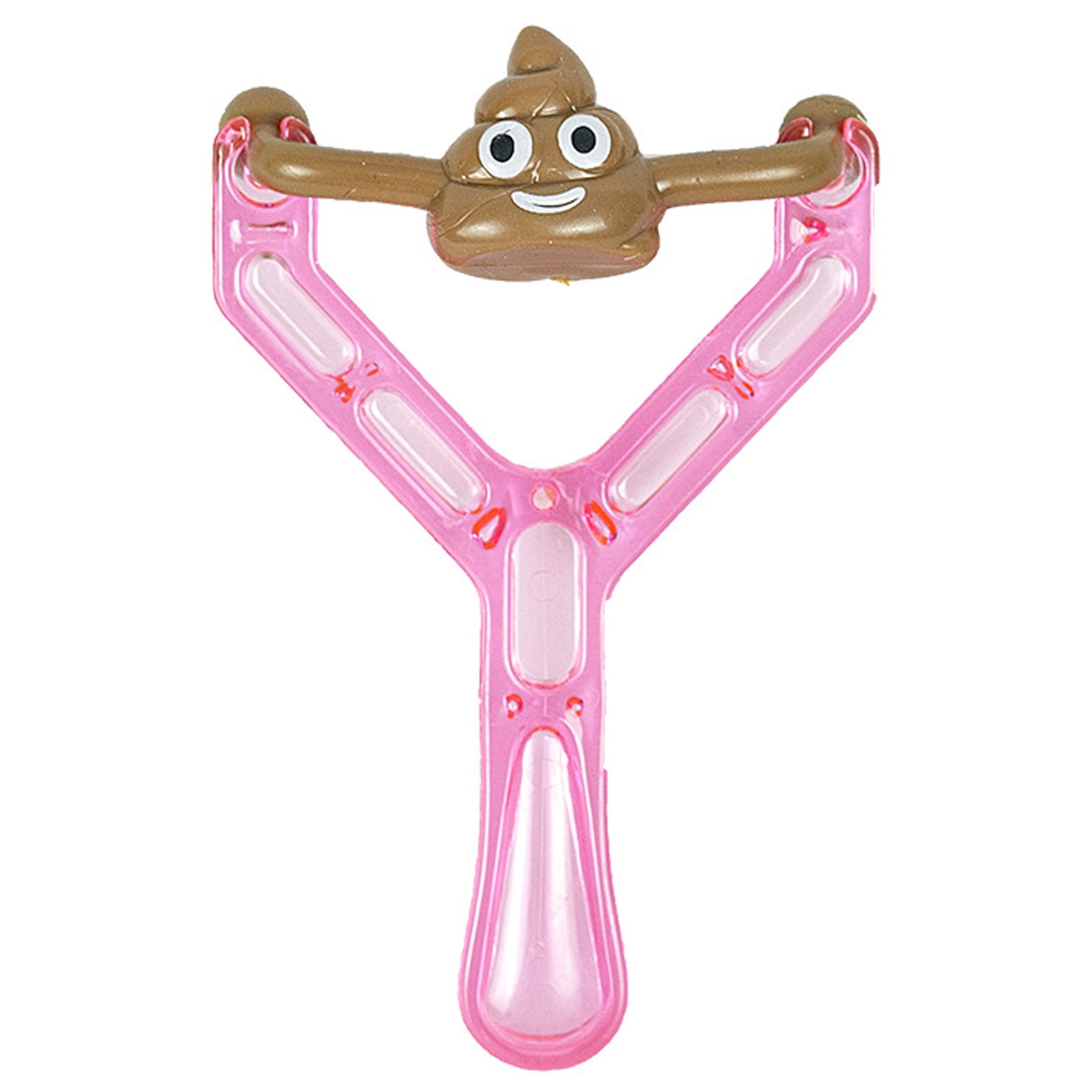 1Pcs Poop Slingshot Toy Mini Rubber Slingshot Flying Poop Toys