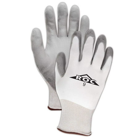 

Magid Glove & Safety Mechanics Work Gloves | Coated Mechanic Gloves for Work - Mens & Womens - Grey/White - Size 9 (L) - 12 Pair 9/Large