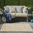 thumbnail image 3 of Nourison Essentials Indoor/Outdoor Ivory Gold 3' x 5' Area Rug (3x5), 3 of 8