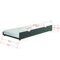 thumbnail image 2 of Donco PD-503DG Lit Gigogne Simple, Gris Foncé, 2 of 2
